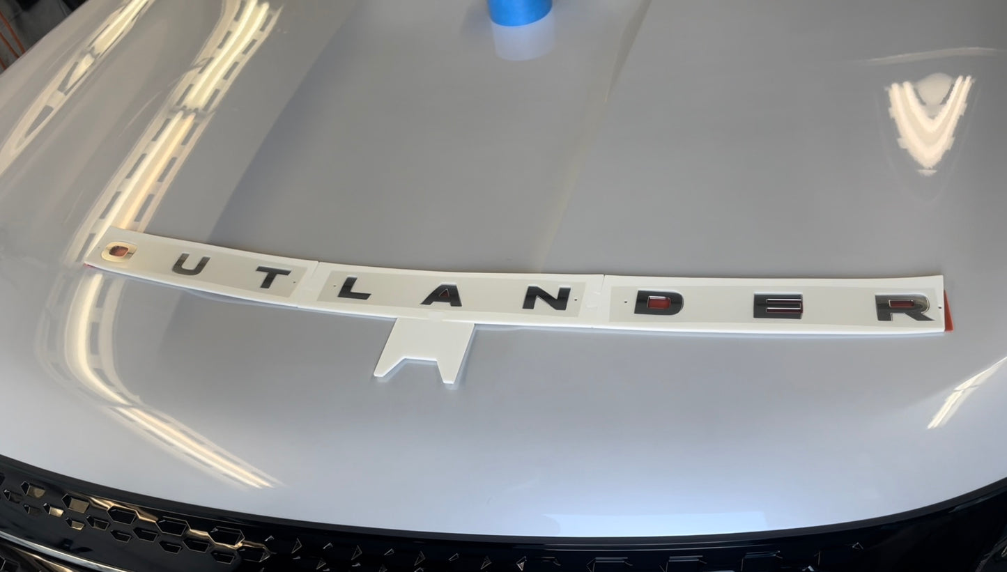 2022-24 Outlander Hood Emblem - Chrome  (will fit 23-25 PHEV)