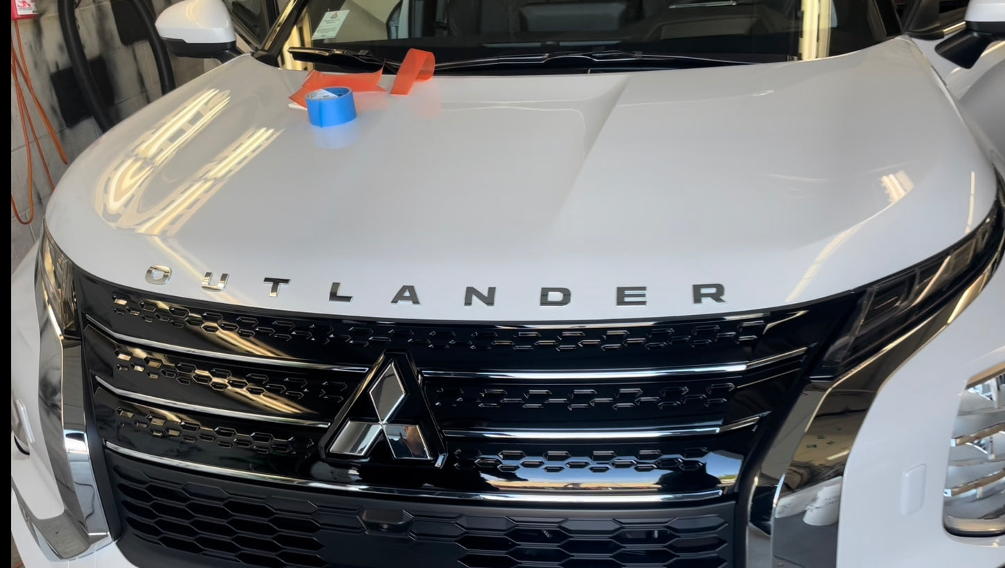 2022-24 Outlander Hood Emblem - Chrome (will fit 23-25 PHEV)