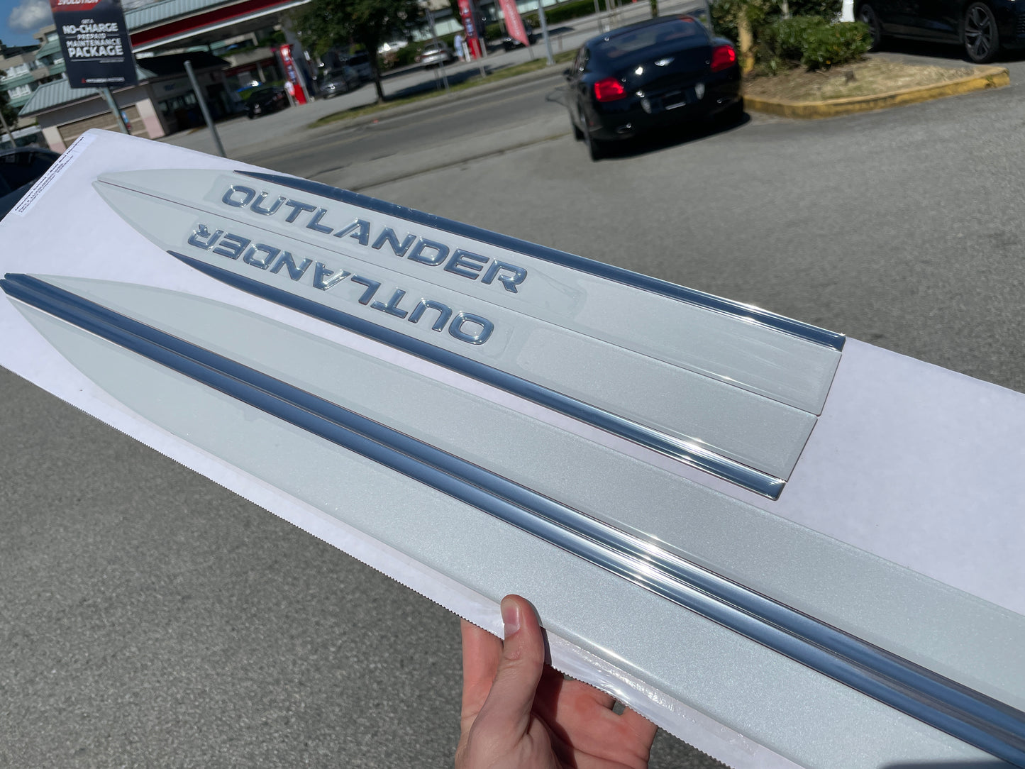 2022-25 Outlander Side Moldings - White Diamond (will fit 23-25 PHEV)