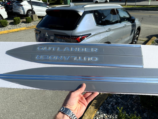 2022-25 Outlander Side Moldings - Moonstone Grey (will fit 23-25 PHEV)