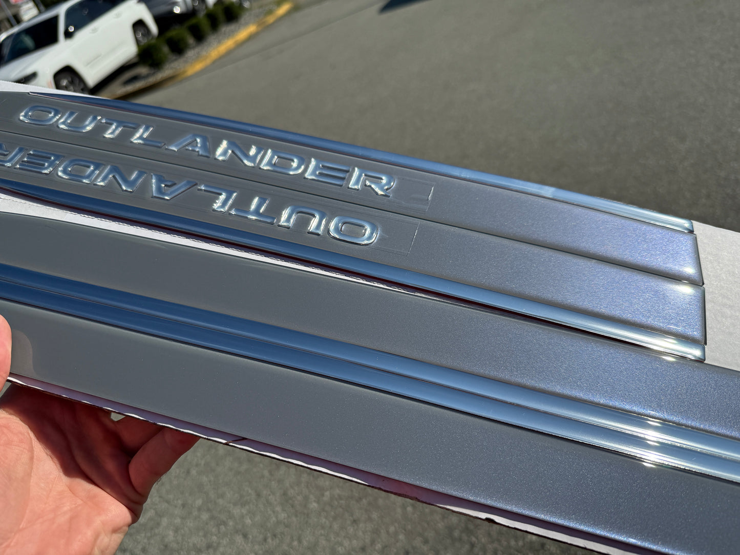 2022-25 Outlander Side Moldings - Moonstone Grey (will fit 23-25 PHEV)