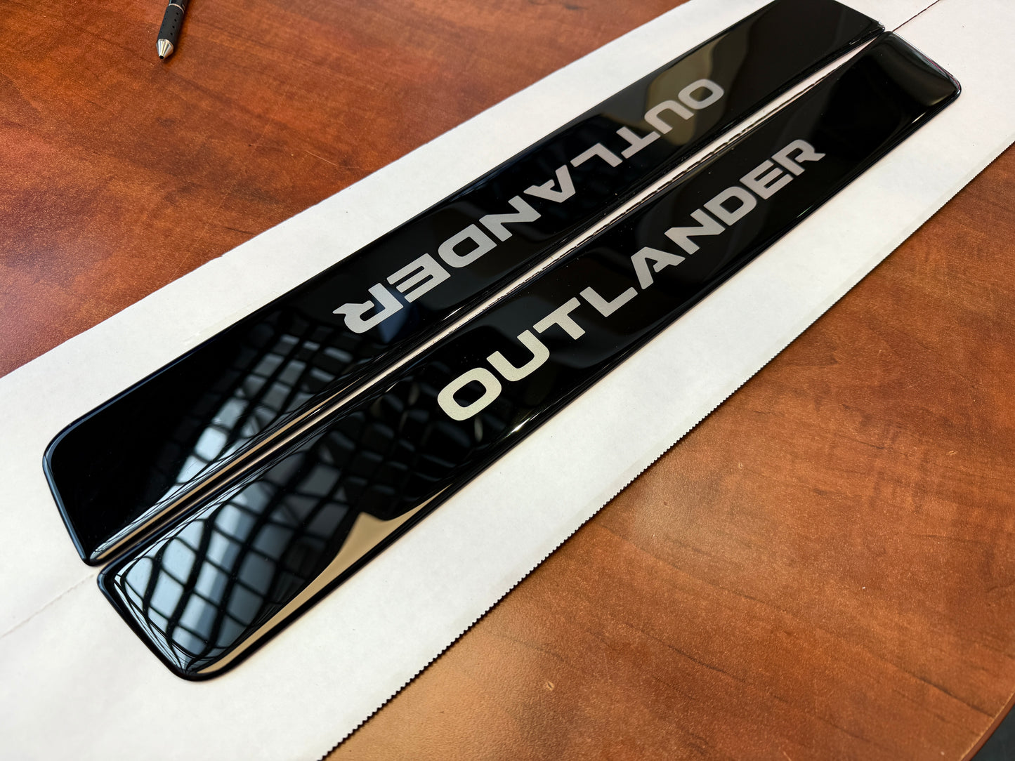 Outlander & PHEV door sills (scuff plates) - black