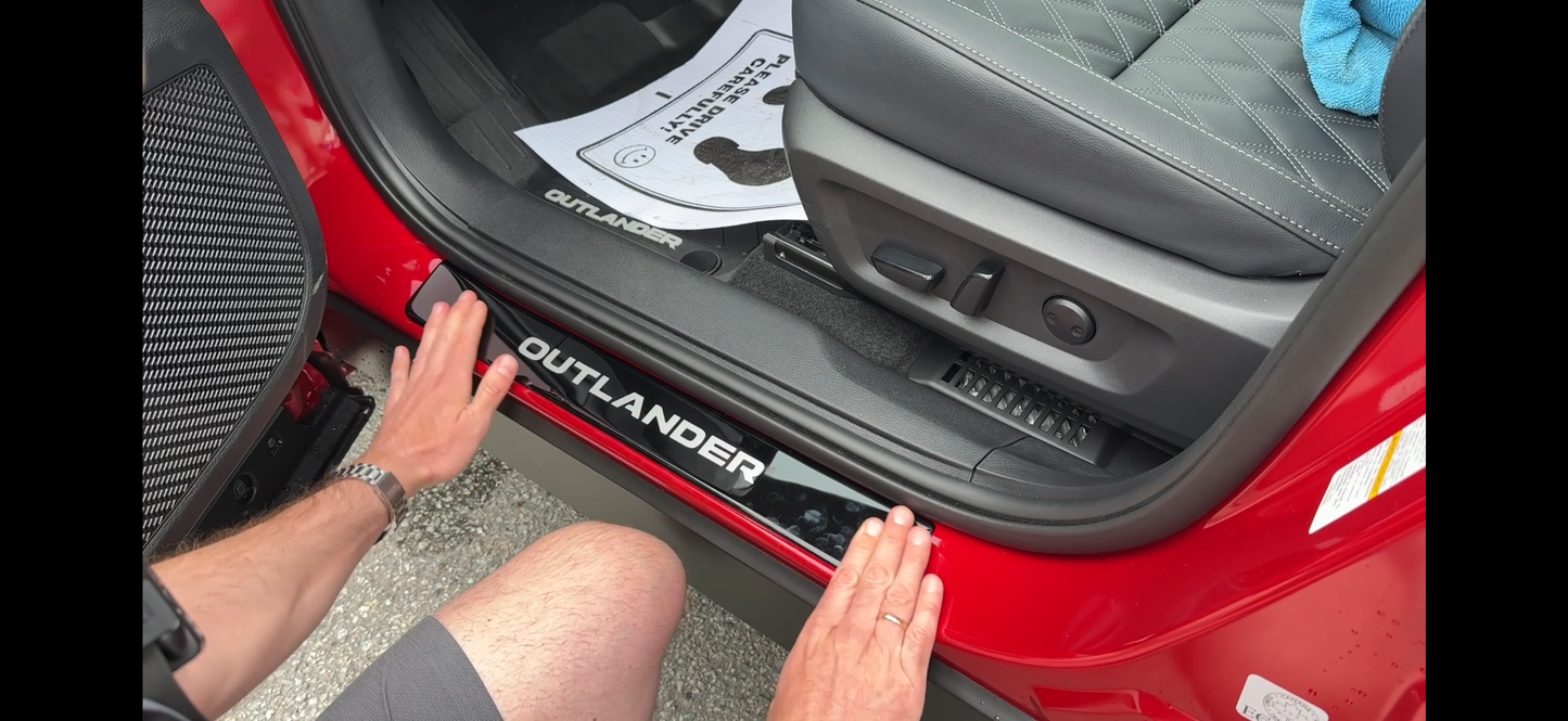 Outlander & PHEV door sills (scuff plates) - black