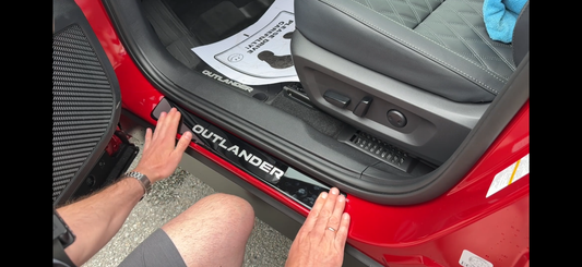 Outlander & PHEV door sills (scuff plates) - black