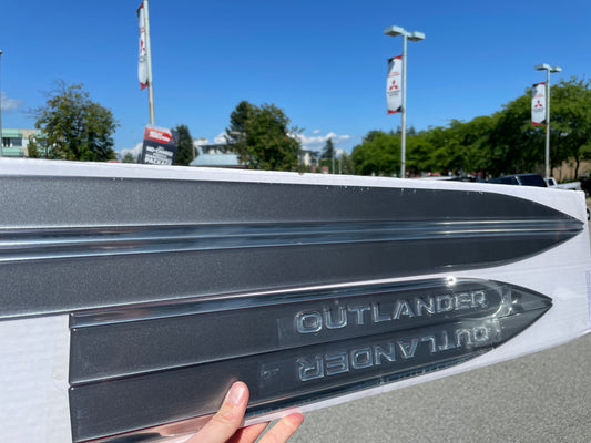 2022-24 Outlander Side Moldings - Titanium Grey (will fit 23/24 PHEV)